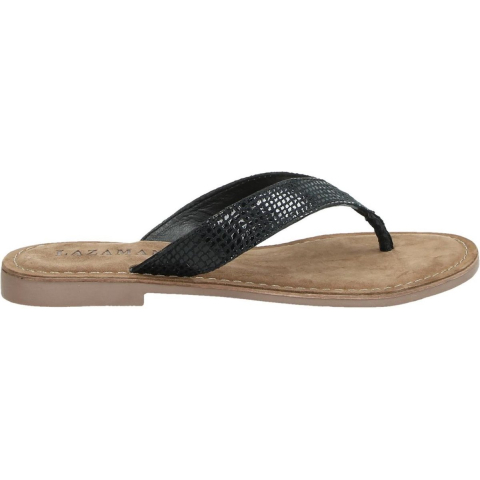 Lazamani 75.481 black dames slippers