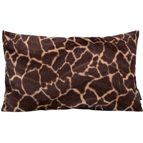 Gek op kussens! Sierkussen furry giraffe | 30x50 cm | polyester