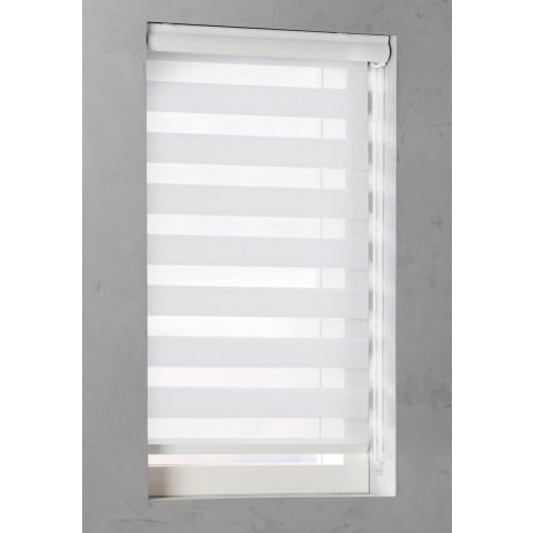 SOLUNA Duo rolgordijn - lichtdoorlatend - D-R2 - Ivoor - 90 x 175 cm