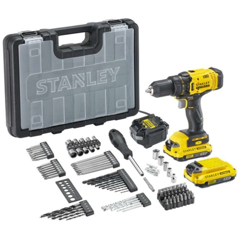 Stanley FATMAX SFMCD700D2A-QW 20V MAX (18V) + 100-delige accessoireset | 2 x 2.0Ah - SFMCD700D2A-QW