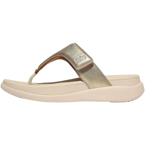 FitFlop F-mode go adjustable flatform toe-post sandals