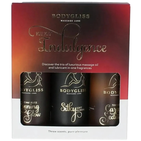 Bodygliss Massage Lube Velvet Indulgence Giftset