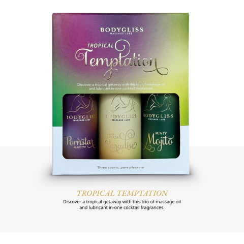Bodygliss Massage Lube Tropical Temptation Giftset