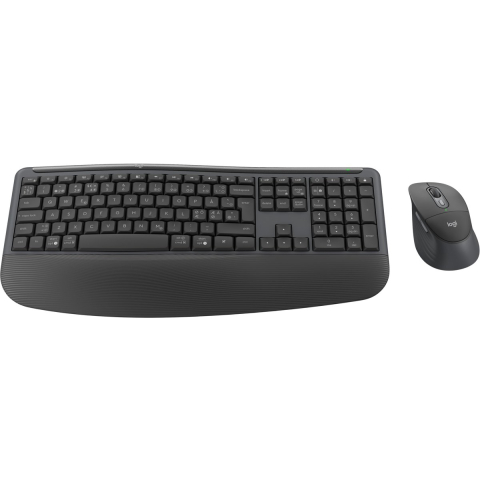 Logitech MK880 Signature Comfort Plus Draadloze Toetsenbord en Muis Combo Graphite QWERTY