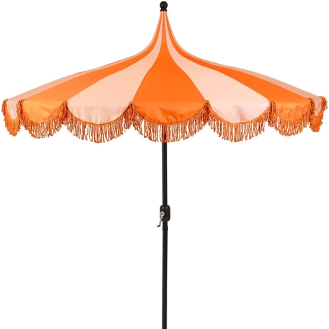 Mica Decorations Kim - Stokparasol - Ø235 x 238 cm - Oranje