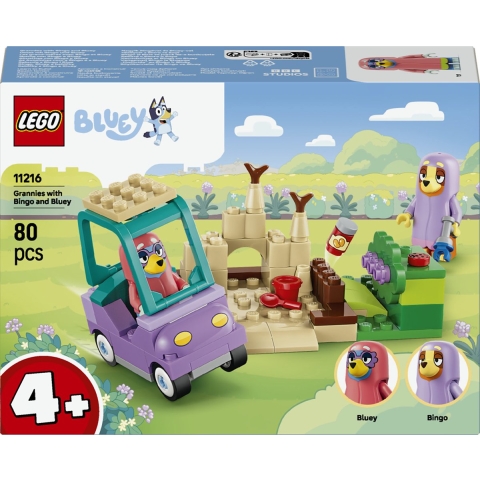 LEGO® Bluey - Oude dames met bingo en Bluey 11216 - 80 Onderdele - LEGO® - OneSize - Blokken
