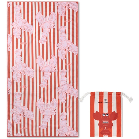 Swin Essentials Handdoek - Microfiber - 180x90 cm - Kreeft - Swim Essentials - OneSize - Handdoeken