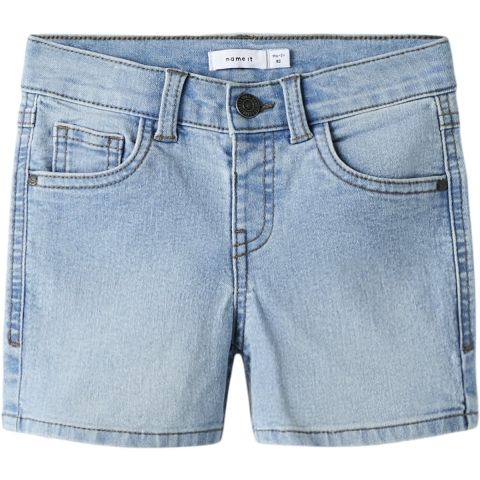 Name It Korte Broeken - Breed - NmfRose - Light Blue Denim - Name It - 3 jaar (98) - Korte Broeken