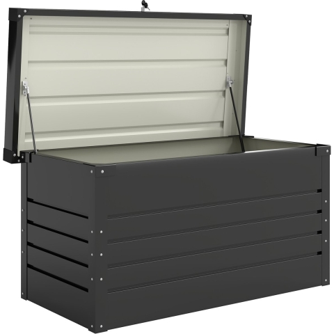 Westmann 4goodz kussenbox metaal 350l opbergbox tuin waterdicht en afsluitbaar -