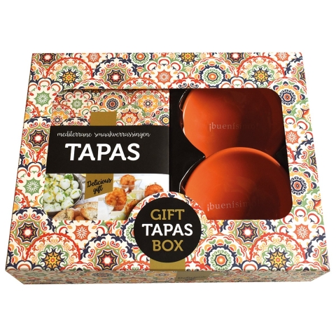Boekcadeaubox Tapas met 2 schaaltjes