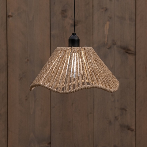 Solar lamp edison 25x12 cm naturel Anna's Collection - Annas collection