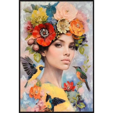 Wall art flora 82x122 cm Driesprong Collection - Driesprong collection