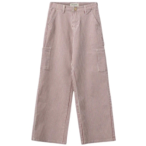 Sofie Schnoor Meisjes Jeans - Gestreept - Rood - Sofie Schnoor - 12 jaar (152) - Jeans