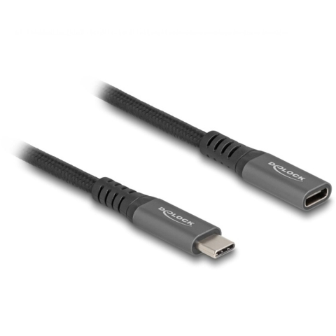 DeLOCK 80021 USB-kabel USB 3.2 Gen 2 (3.1 Gen 2) 0,5 m USB C Zwart
