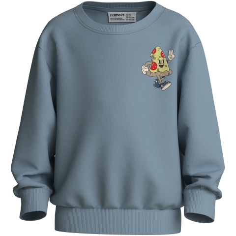 Name It Trui - NmmVasha - Ashley Blue/Pizza - Name It - 3 jaar (98) - Truien