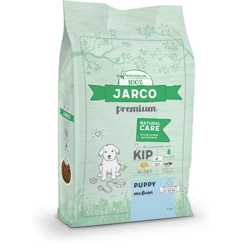 Jarco hondenvoer Puppy Medium Kip & Rijst 2 kg