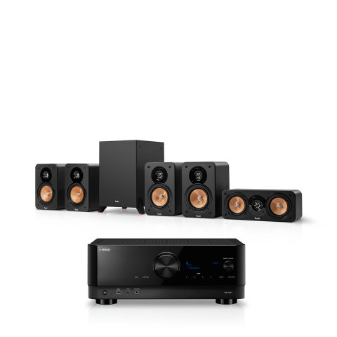"ULTIMA 20 Surround + Yamaha RX-V4A "5.1-Set" Zwart"