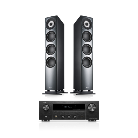 DEFINION 3 + DENON DRA-900H Antraciet