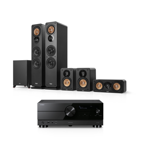 "ULTIMA 40 Surround + Yamaha RX-A2A "5.1-Set" Zwart"
