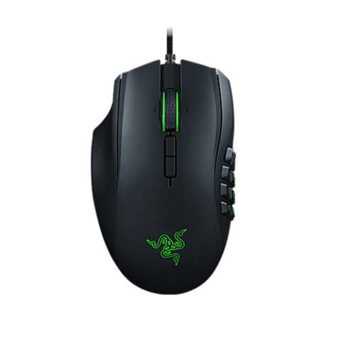 [EXCLUSIVE] Razer Naga Left-Handed Edition MMO Gaming Mouse - True Left-Handed Ergonomic Design - 19+1 Programmable Buttons - Focus+ 20K DPI Optical Sensor