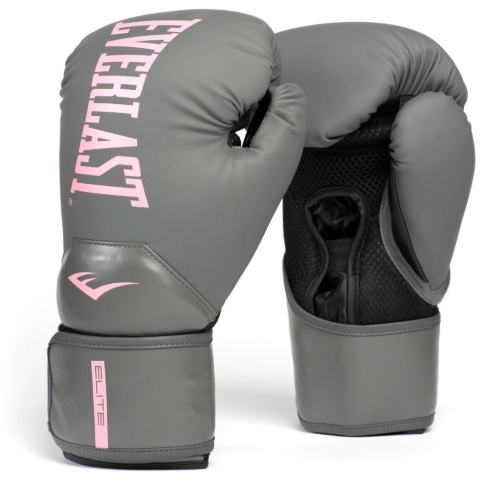 Everlast Elite 2 Bokshandschoenen - Grijs/Roze - 14 oz
