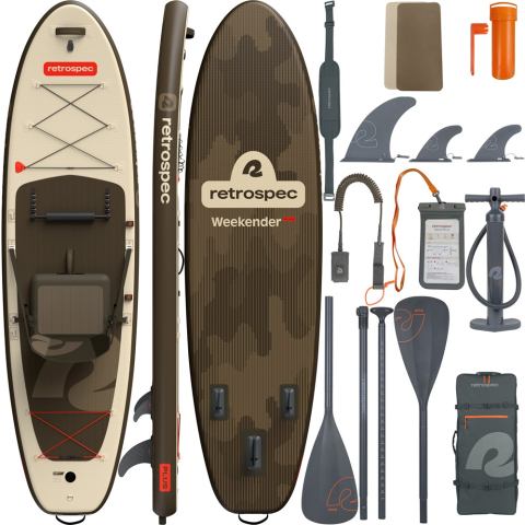 Retrospec Supboard Weekender Plus iSUP Kayak Hybrid - 320 cm - Bonsai Camo