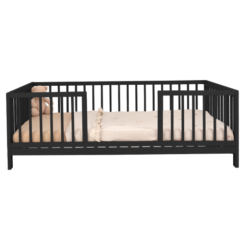 Peuterbed Colorfull Home Levi Pure Black 80x160