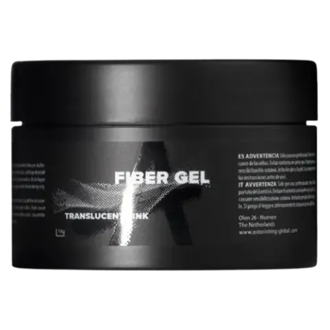 Astonishing Fiber Gel Translucent Pink 14gr