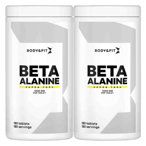 2x Body & Fit Beta Alanine Super Tabs 180 tabletten