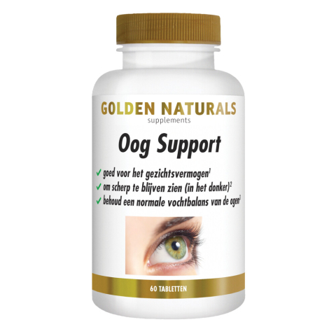 2x Golden Naturals Oog Support 60 vegacapsules