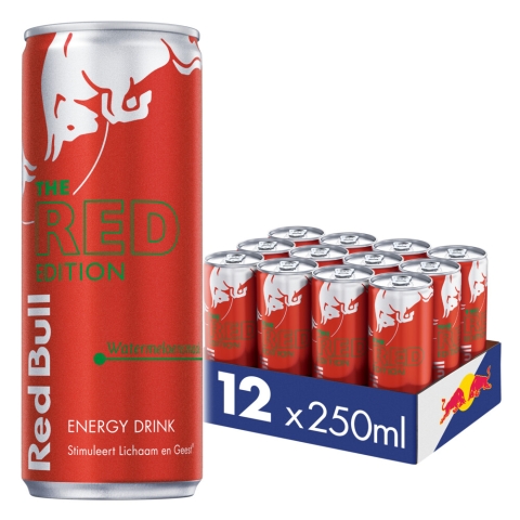 2x Red Bull Energy Drink Watermeloen 12 x 250 ml