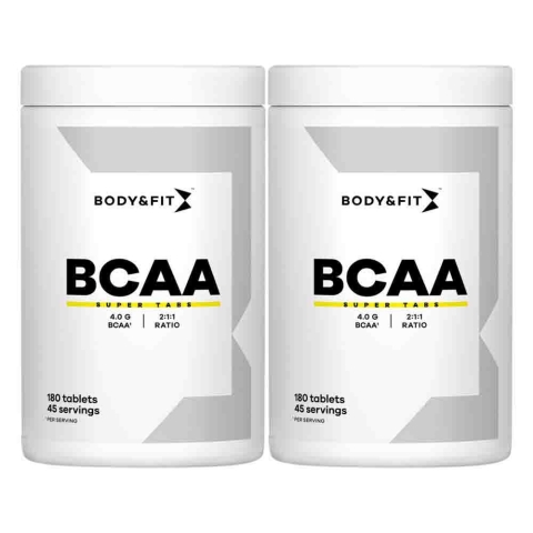 2x Body & Fit BCAA Super Tabs 180 tabletten