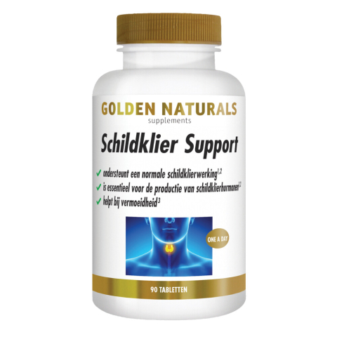 2x Golden Naturals Schildklier Support 90 tabletten