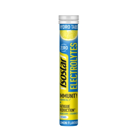 4x Isostar Electrolytes Hydro Tabs Lemon 18 tabletten