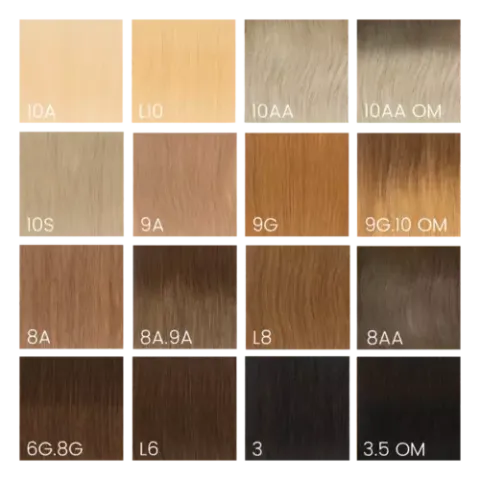 Balmain Backstage Weft 100% Human Hair 40cm 1pcs 8AA