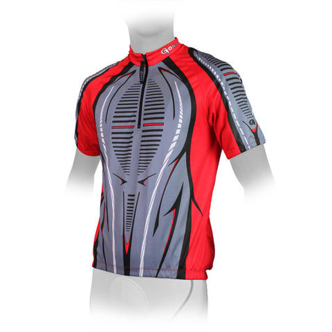 Gonso ARIANO bike fietsshirt korte mouwen rood heren