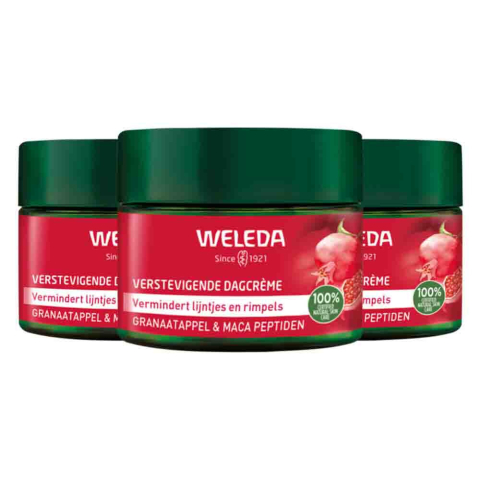 3x WELEDA Granaatappel & Maca Verstevigende Dagcrème 40 ml