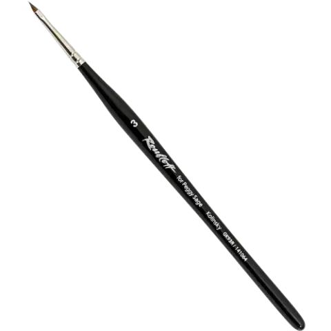 Peggy Sage Roubloff Nail Art Brush Cat Tongue - Size 3
