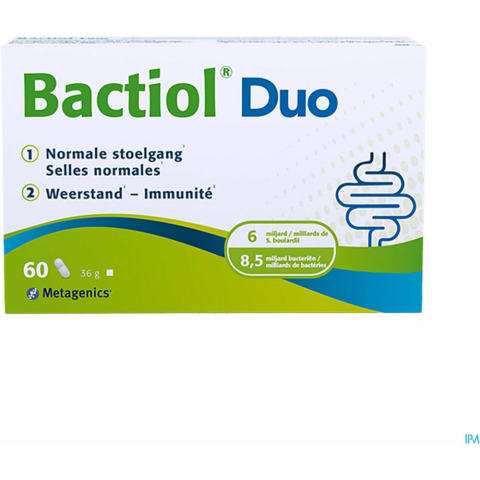2x Metagenics Bactiol Duo 60 capsules