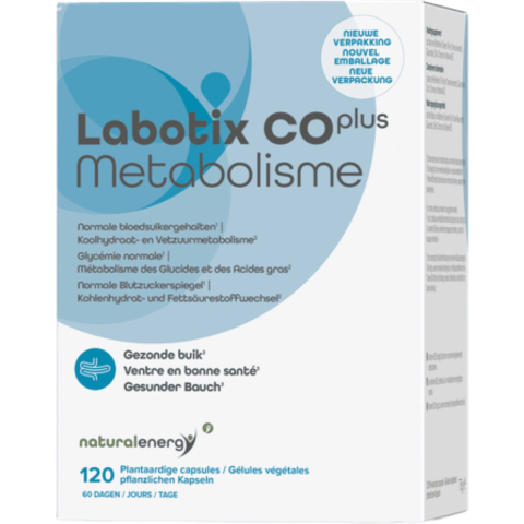 Natural Energy Labotix COplus Metabolisme | 120 capsules
