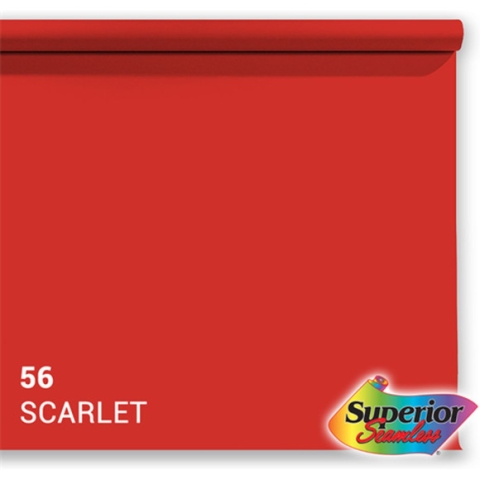 Superior Achtergrondpapier 56 Scarlet Rood 2,72 x 11m