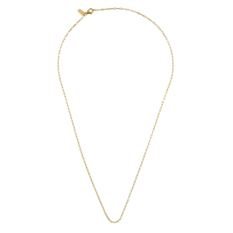 Design Letters Ketting - Vierkante schakel - 60 cm - 18K verguld - Design Letters - OneSize - Sieraden