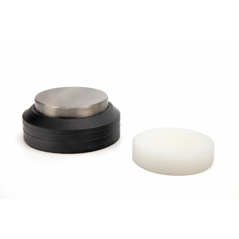 HBM 75 mm stalen en nylon aambeeld in rubberen houder
