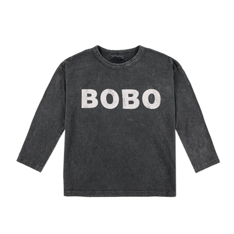 Bobo Choses Blouse - Dark Grey - Bobo Choses - 6-7 jaar (116-122) - Shirts