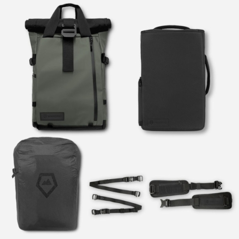 WANDRD PRVKE 21-Liter Green Pro Photography Bundle V3