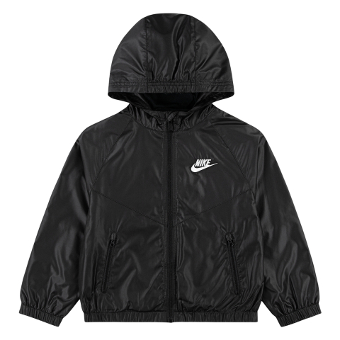 Nike Jas - Nieuwe Chevron Windrunner - Zwart - Nike - 6 jaar (116) - Tussenjassen