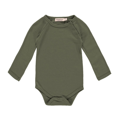 MarMar Romper l/s - Basislaag - Hunter - MarMar - 2 jaar (92) - Rompers Lange Mouw