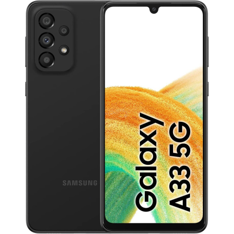 Samsung Galaxy A33 5G | 6 GB | 128 GB | Dual-SIM | zwart