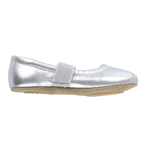 Bisgaard Ballerina Pantoffels - Zilver - Bisgaard - 21 - Pantoffels