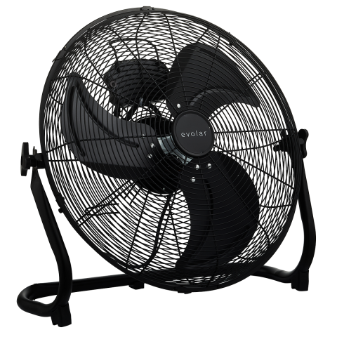 Evolar EVO-MFF18BL Vloerventilator - Zwart - Tweedekans